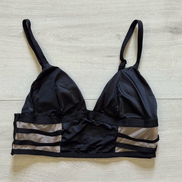 Victoria Secret Black Silk Bralette size xs - Picture 1 of 4
